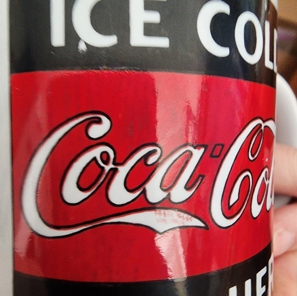 Vintage 1999 Coca-Cola "Ice Cold Coca-Cola Sold Here" Mug - Picture 4 of 7